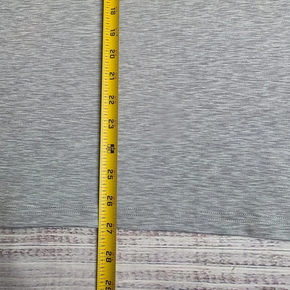 VRST Accelerate Mens Medium Quarter Zip Pullover Gray Performance Long Sleeve
